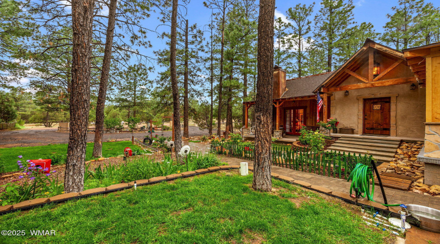 GREEN GRASS AND BEAUTIFUL GARDENS