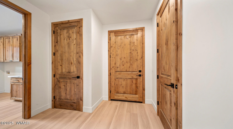 Entrance from garage