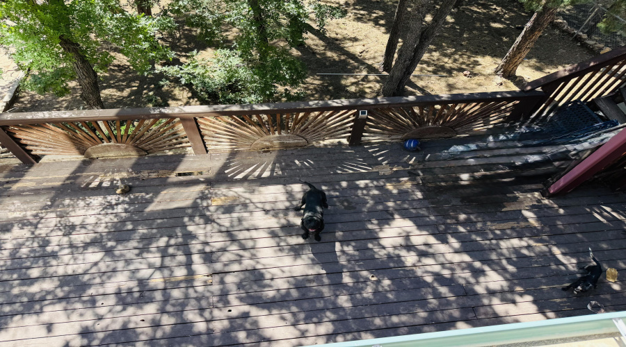 Lower back deck