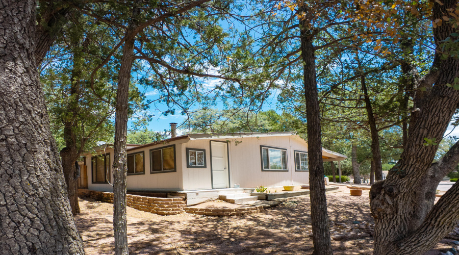 Nestled in the woods