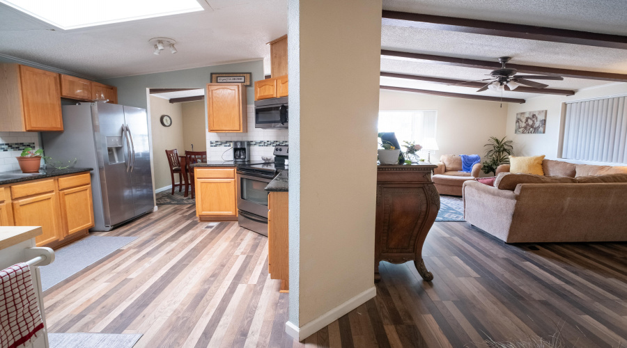 Open floor plan feel