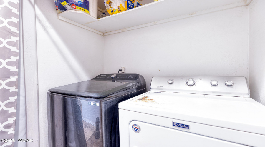 Laundry in Hallway