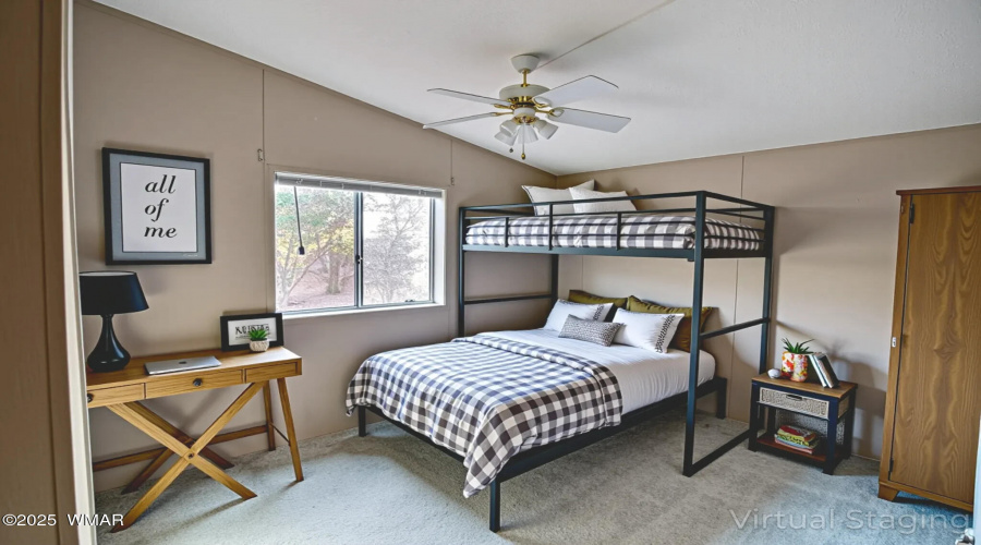 Bedroom 2  (Virtually Staged)