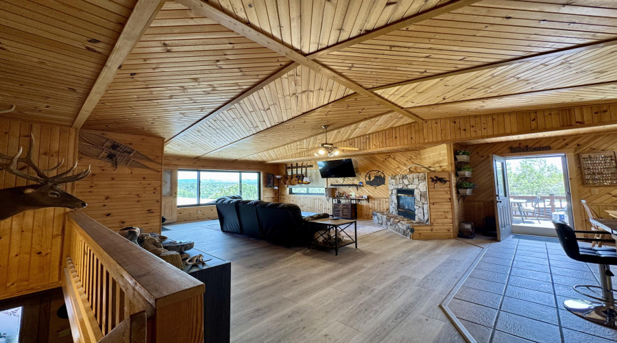 Living view from stairs