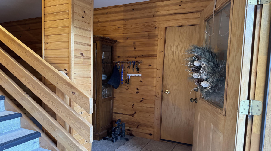 Door to Garage from Front