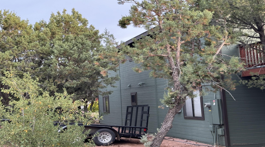 South side of home