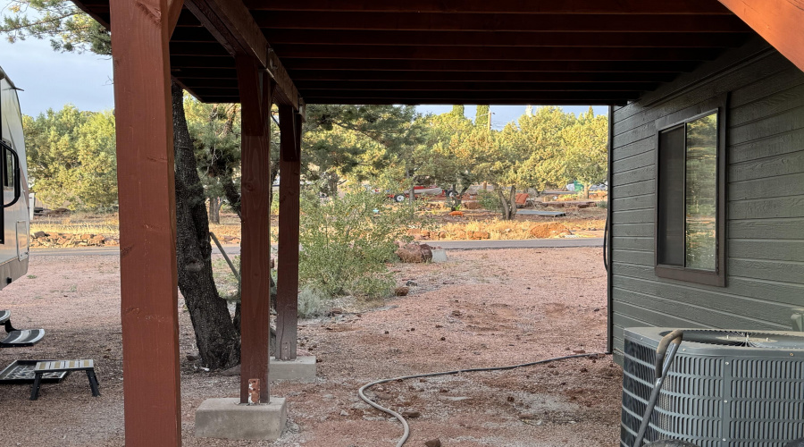 View from under deck toward South Palmer