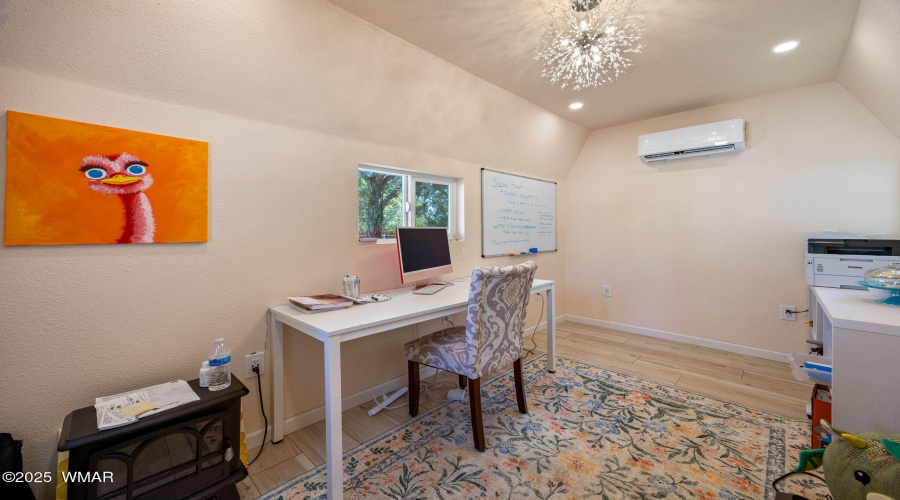 Storage building/office interior