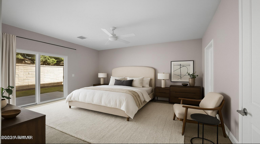Virtual Staging Master Bedroom