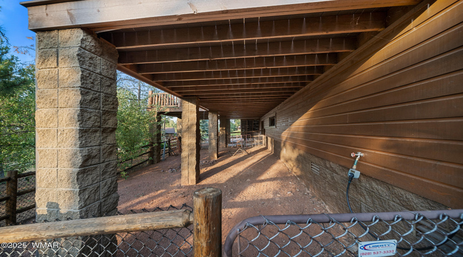 View under Deck