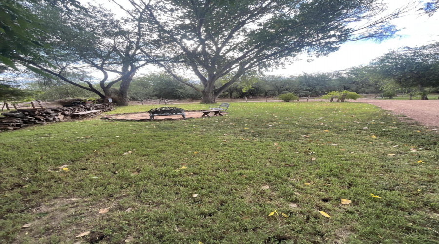 Fire pit area
