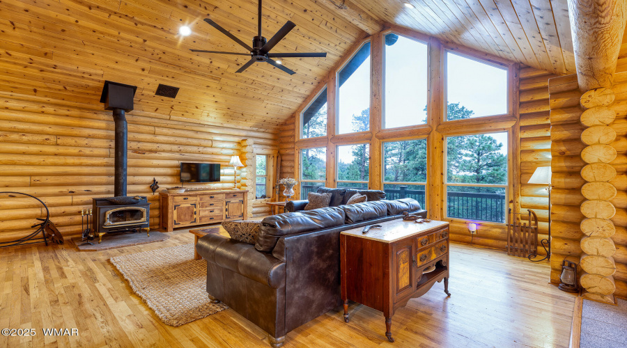 Cozy woodstove to warm you