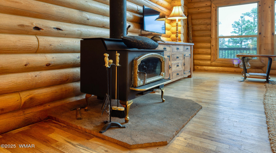Cozy woodstove
