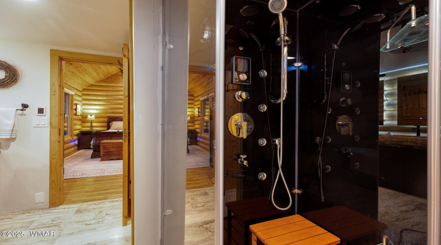 Master bath sauna