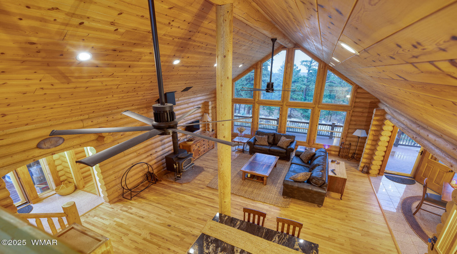 Loft view of the greatroom