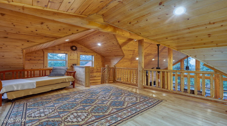 Loft for extra sleeping space