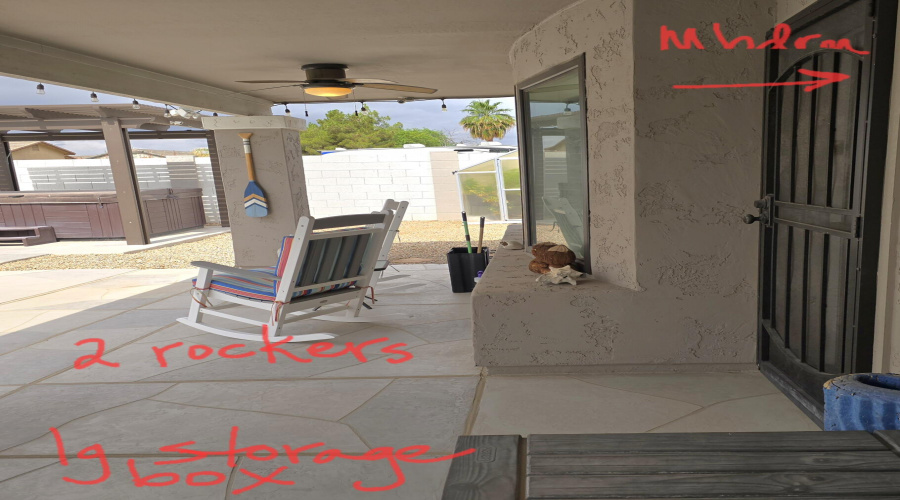 Primary Bdrm Exit to Back Yard