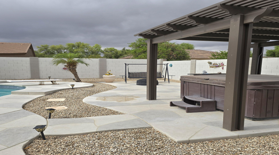 Hot Tub Near Pool