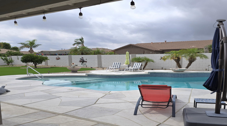 Swimming Pool fr Covered Patio