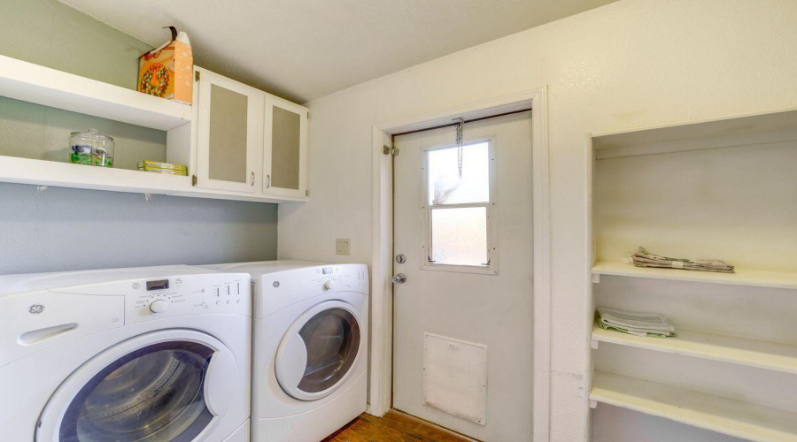 Full size Laundry Room and Storage
