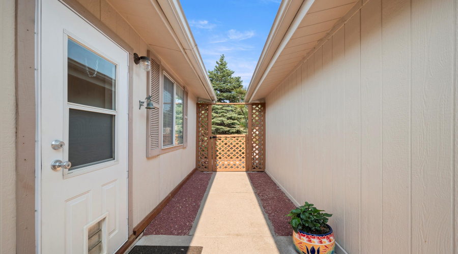In Between House and Garage