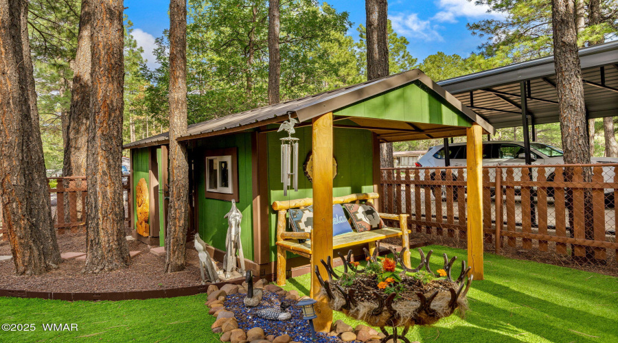 Small storage out front