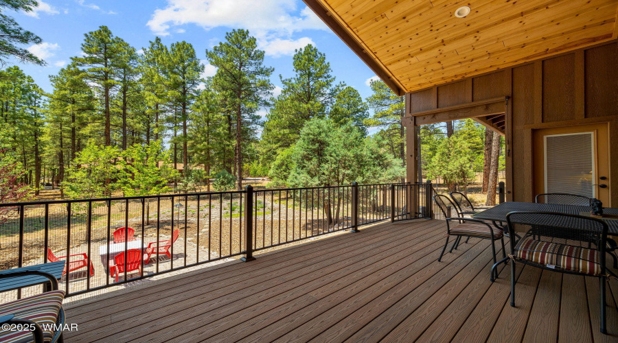 Covered Back Deck