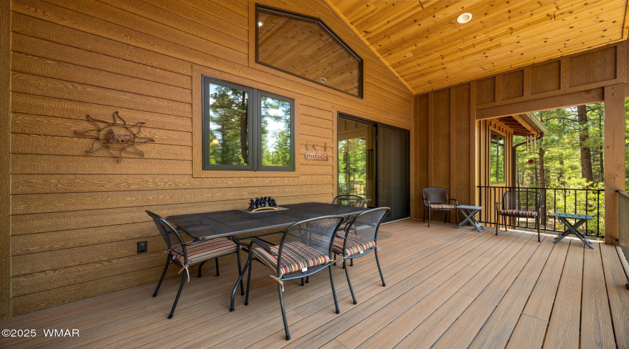 Covered Back Deck