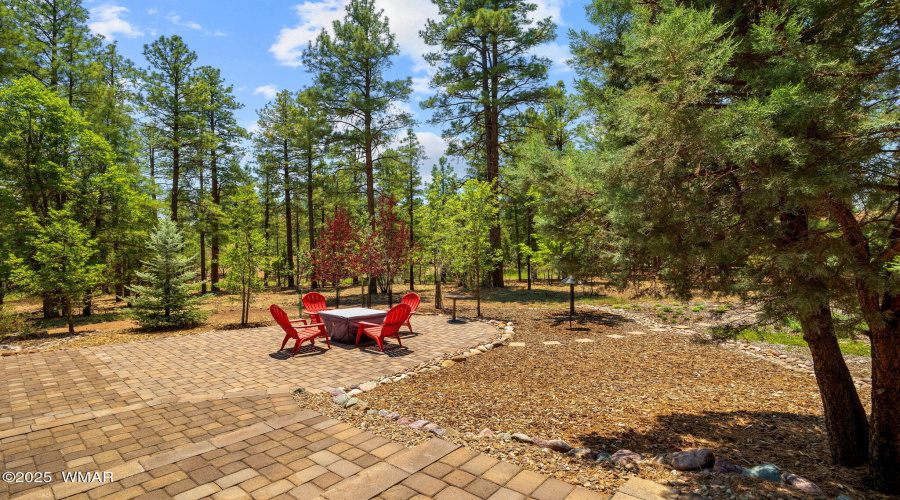 Paver Patio in Backyard