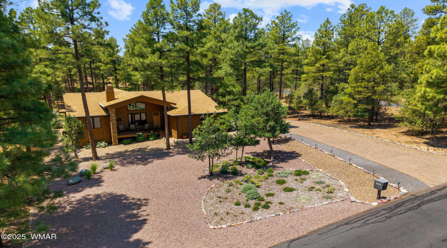 Aerial-Front of Home