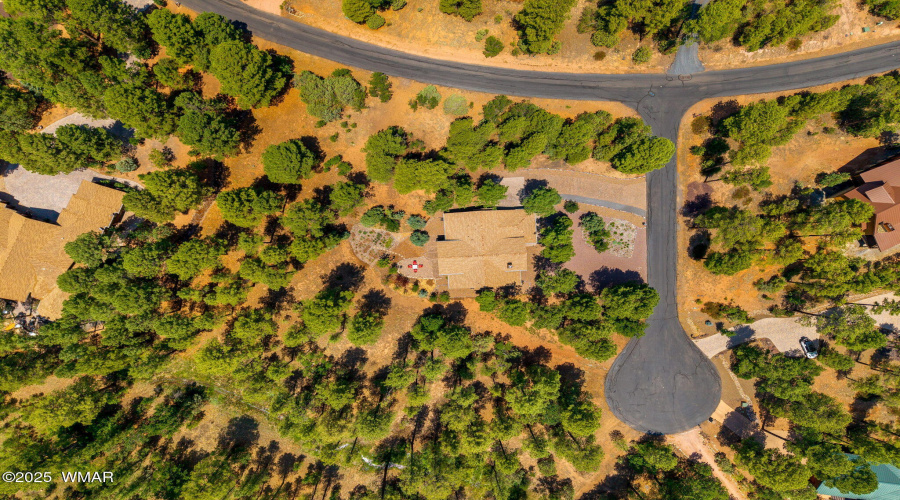 Aerial of Home and Lot