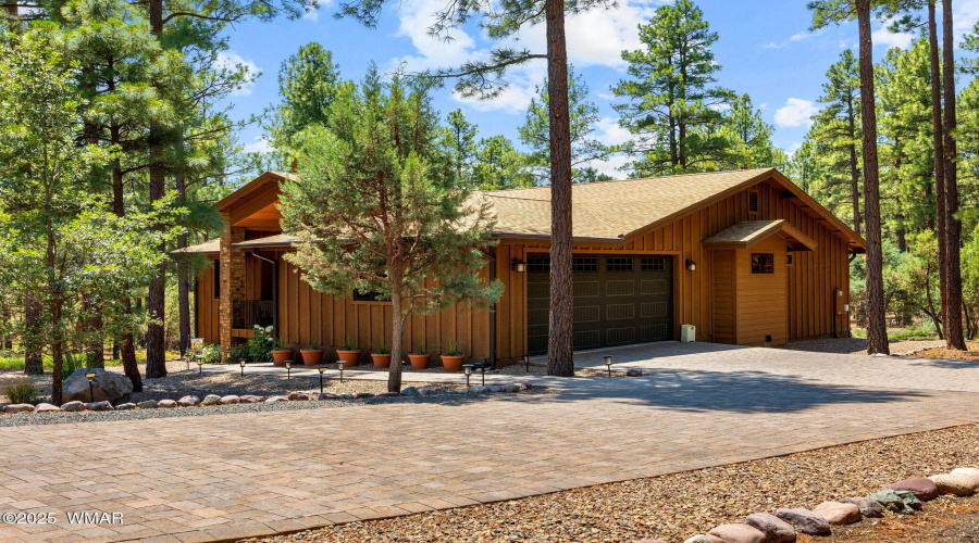 Front of Home/Garage - Paver Driveway