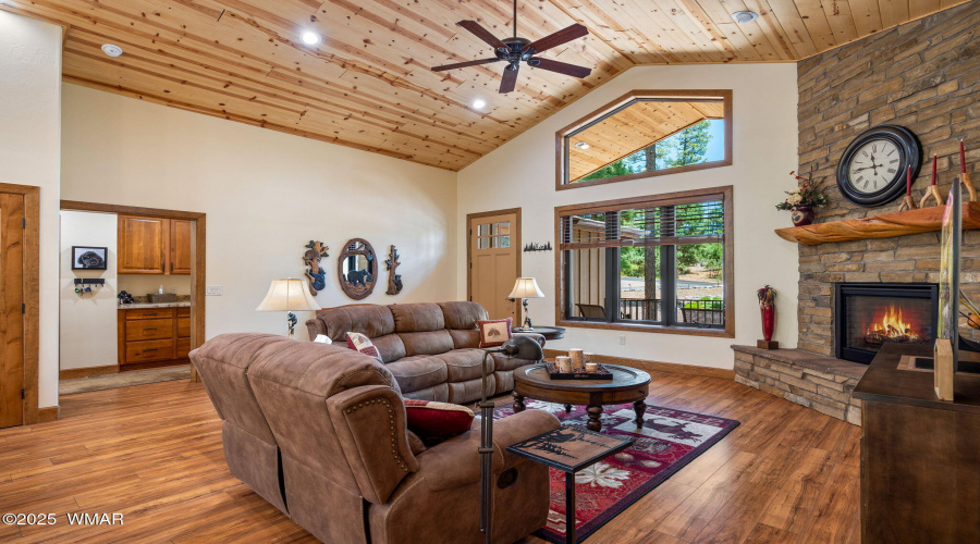 Living Room Looking Toward Utility Room