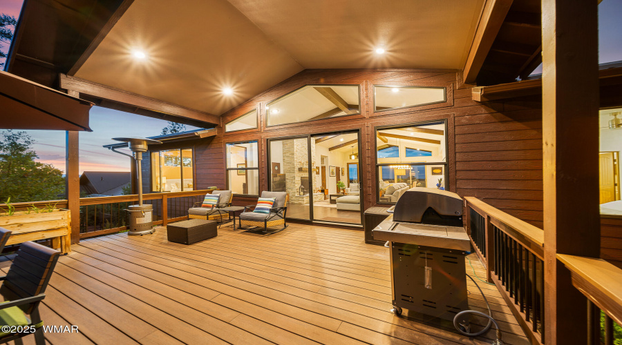 Expansive Back Deck