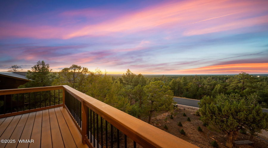 Amazing Views off front deck