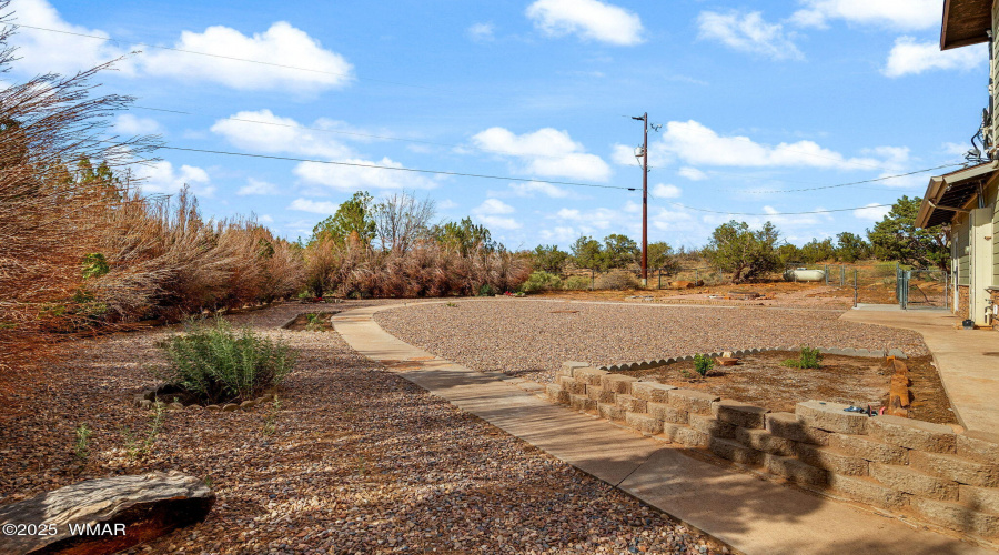 Back Fenced Yard