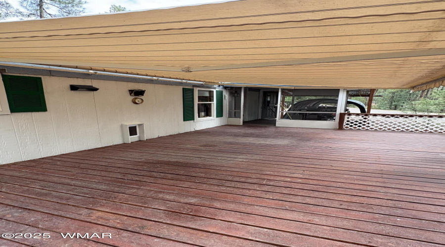 Deck with Awning