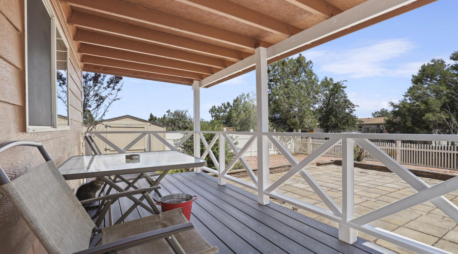 Covered Back Porch