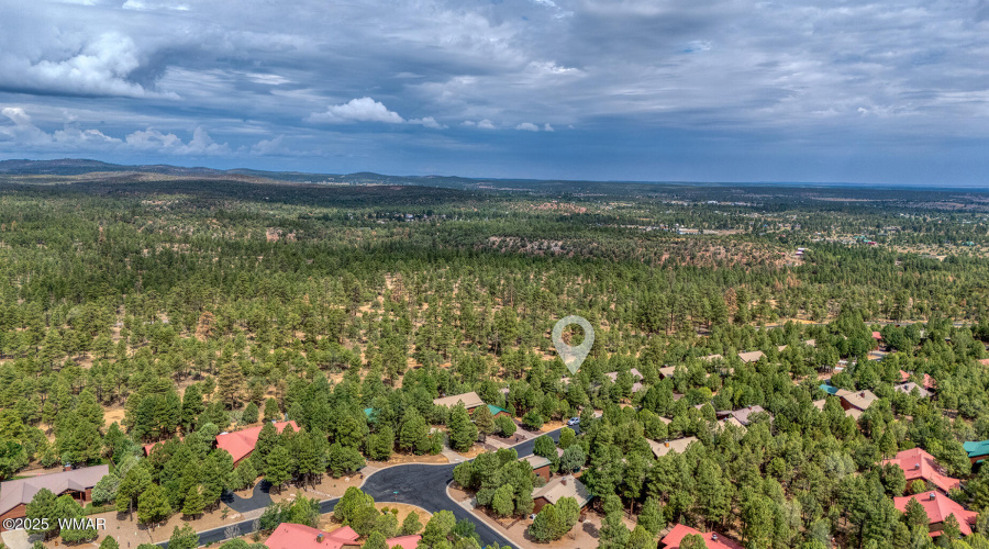 National Forest behind the home