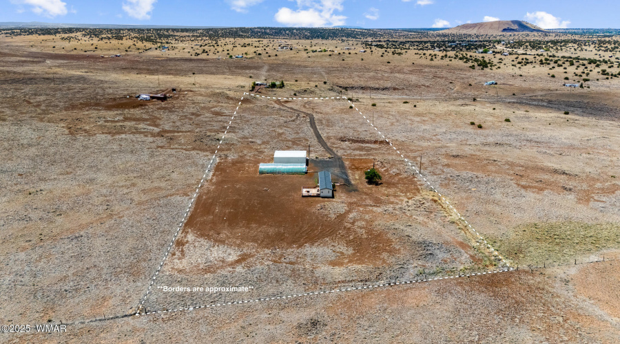 AERIAL VIEW 9.535 ACRES