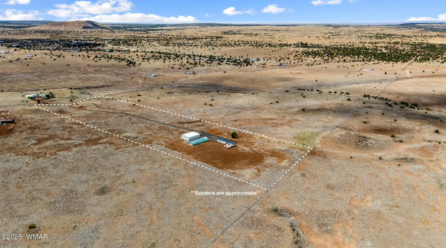 AERIAL VIEW 9.535 ACRES
