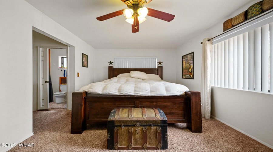 View Of King Size Bed In Master