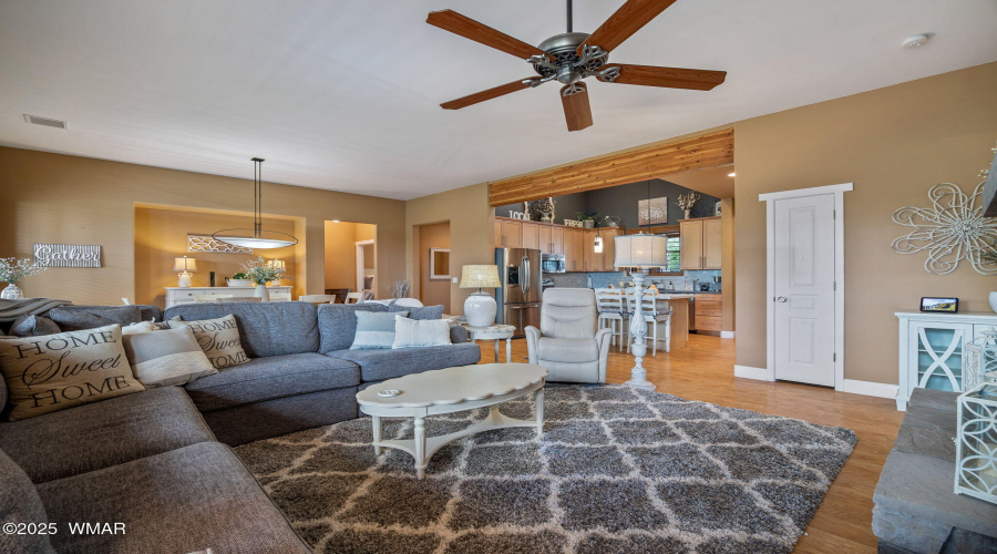 Living Room Looking to Kitchen