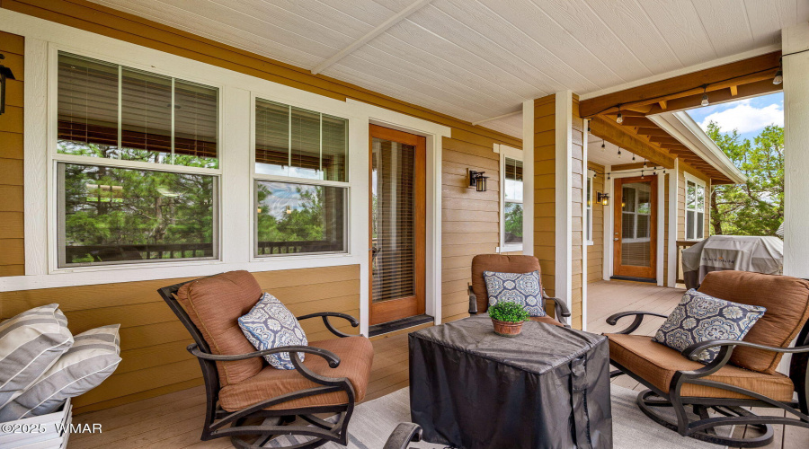 Covered Back Deck