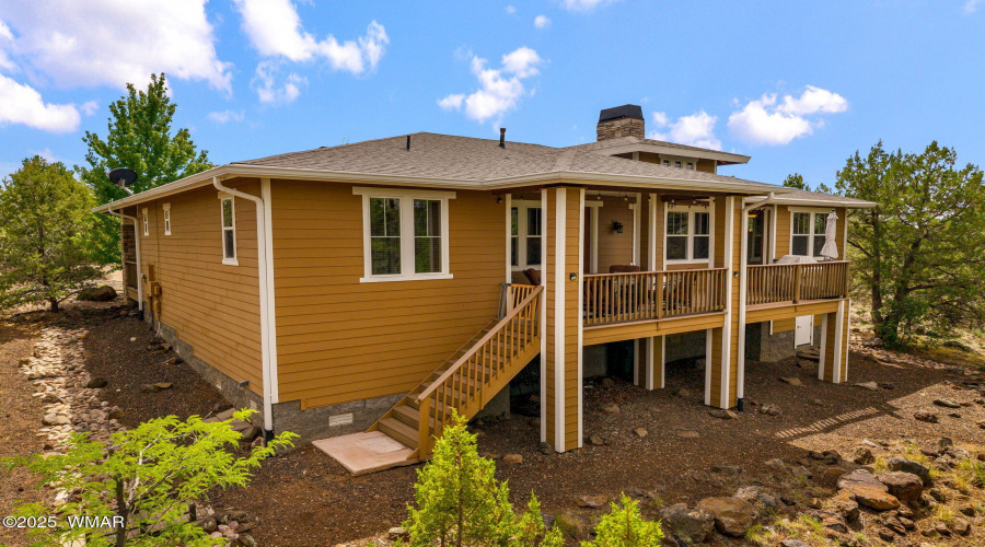 Back View of Home