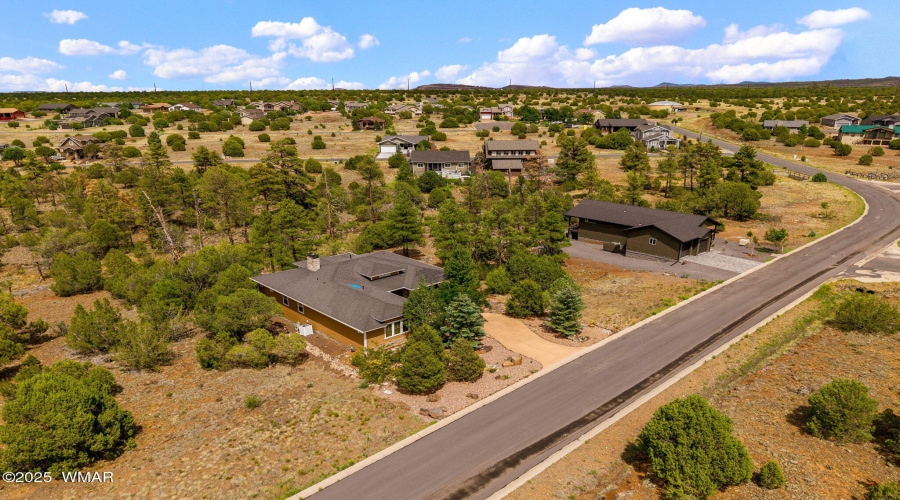 Aerial View of Neighborhood