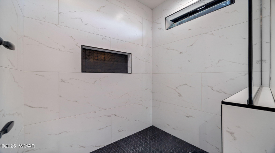 Master shower