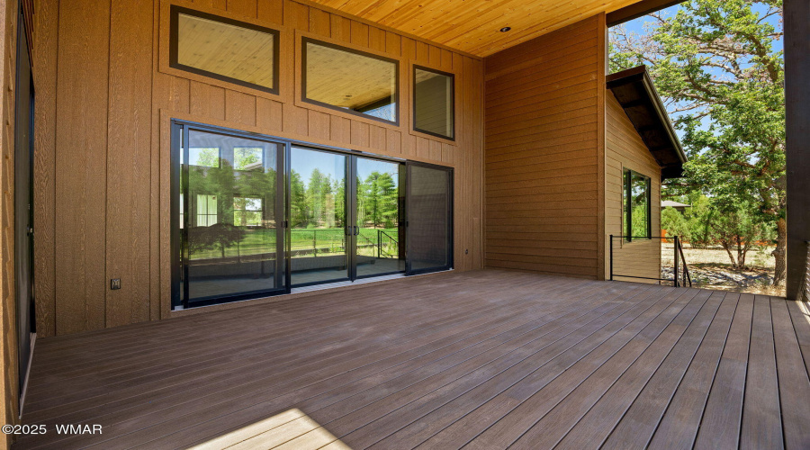 Beautiful covered decking