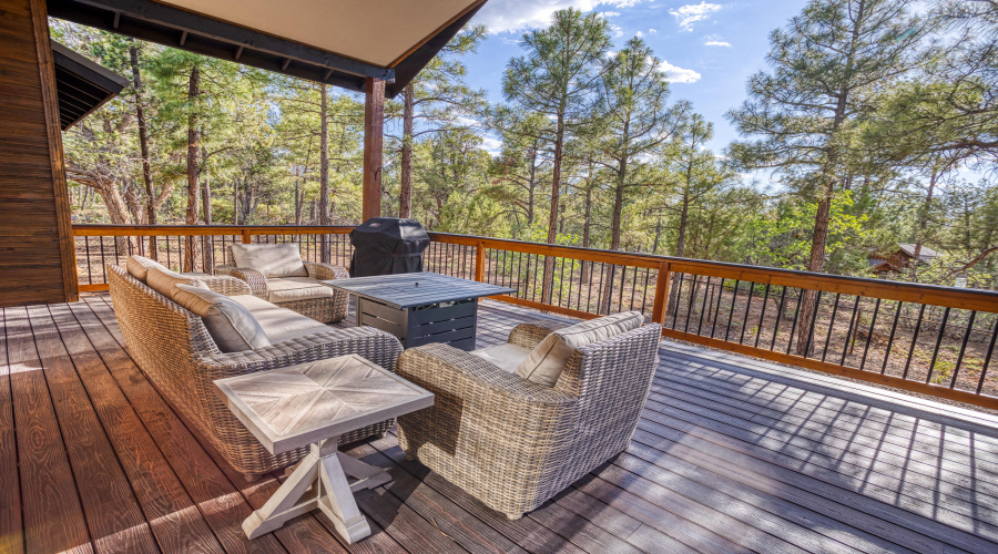 Patio from kitchen side slider