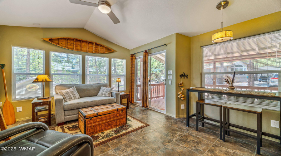 Living Room with Dining  Area